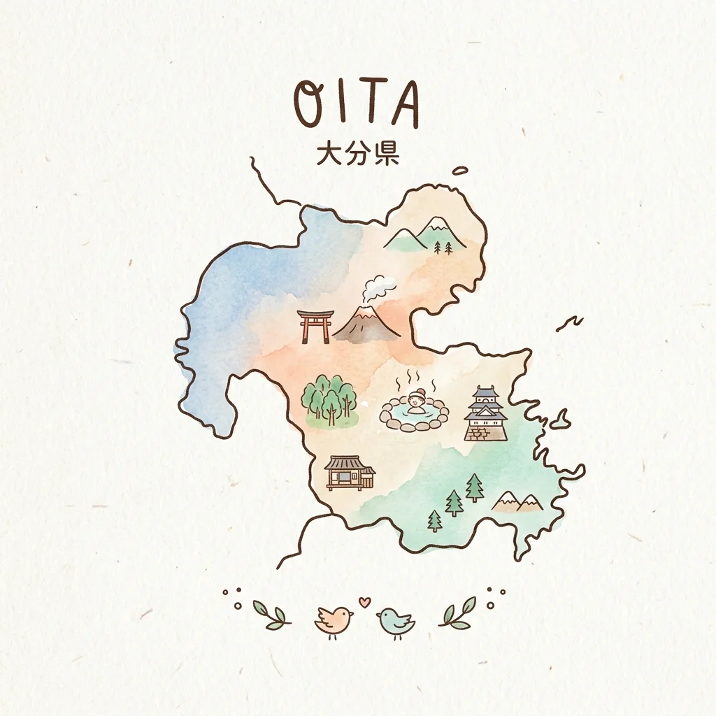 大分県内 2拠点体制マップ